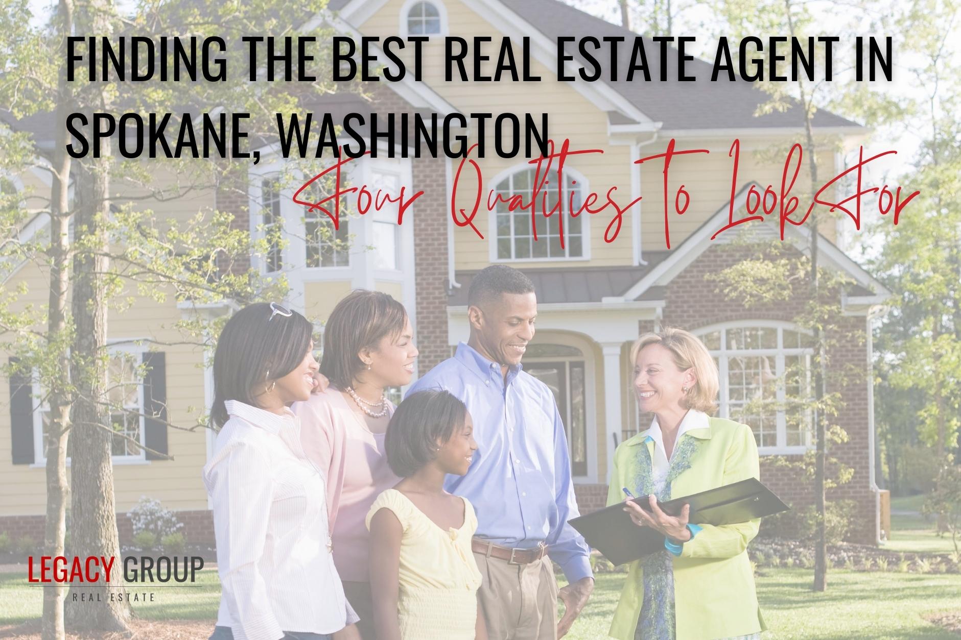 Finding the best real estate agent in spokane washington