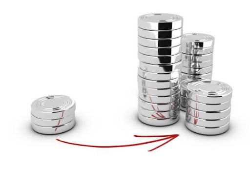 small coins into more coins
